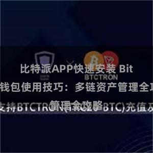 比特派APP快速安装 Bitpie钱包使用技巧：多链资产管理全攻略