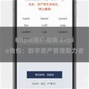 Bitpie用户指南 Bitpie钱包：数字资产管理助力者