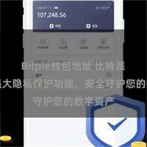 Bitpie钱包地址 比特派钱包：强大隐私保护功能，安全守护您的数字资产