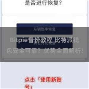 Bitpie备份教程 比特派钱包安全可靠？优势全面解析!