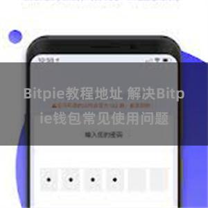 Bitpie教程地址 解决Bitpie钱包常见使用问题