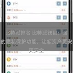 比特派排名 比特派钱包：强大的隐私保护功能，让您资产更安全