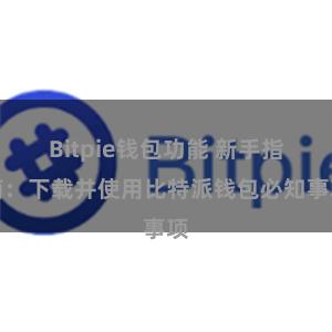 Bitpie钱包功能 新手指南：下载并使用比特派钱包必知事项