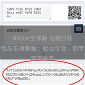 Bitpie全球版 比特派钱包下载与安装教程：轻松学会，新手必看