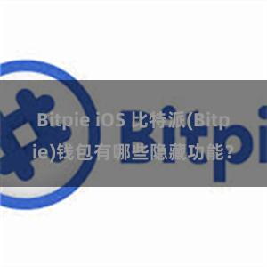 Bitpie iOS 比特派(Bitpie)钱包有哪些隐藏功能？