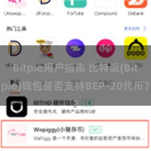 Bitpie用户指南 比特派(Bitpie)钱包是否支持BEP-20代币？