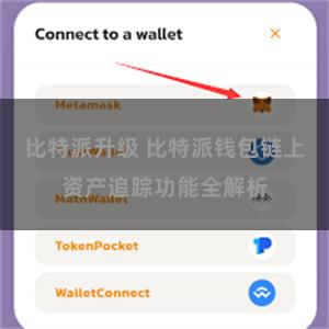 比特派升级 比特派钱包链上资产追踪功能全解析