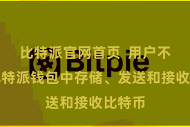 比特派官网首页  用户不错在比特派钱包中存储、发送和接收比特币